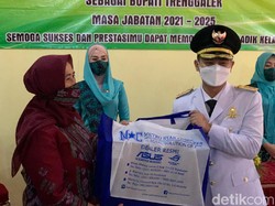Usai Dilantik, Bupati Trenggalek Nur Arifin Nostalgia di SMA 6 Surabaya