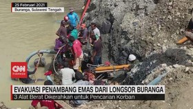 VIDEO: Evakuasi Penambang Emas dari Longsor Buranga