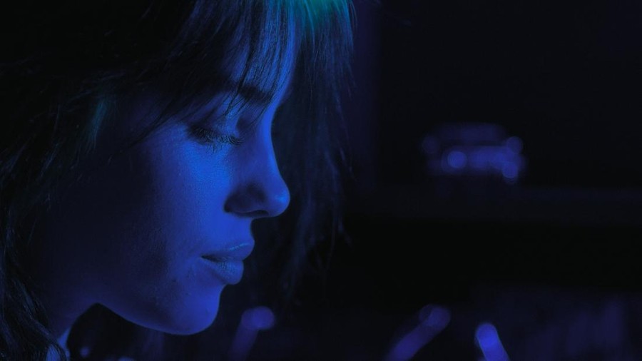 This image released by Apple TV+ shows Billie Eilish in a scene from 