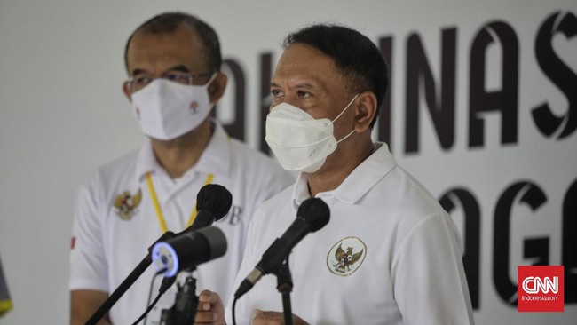 Menpora Zainudin Amali ingin memastikan protokol kesehatan berjalan dengan benar di uji coba Timnas U-23 vs PS Tira.