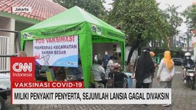 VIDEO: Miliki Penyakit Penyerta, Sejumlah Lansia Gagal Vaksin