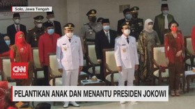VIDEO: Pelantikan Anak dan Menantu Presiden Jokowi