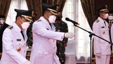 FOTO: Pelantikan Kepala Daerah Terpilih PIlkada 2020 Para kepala daerah terpilih lewat Pilkada 2020 mulai dilantik untuk menjabat sejak Februari 2021.