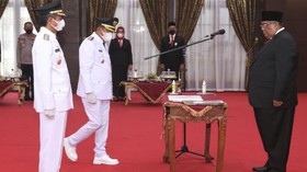 Sempat Tolak Pilihan Tito, Gubernur Sultra Lantik Dua Pj Kepala Daerah