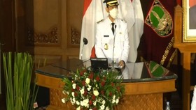 VIDEO: Gibran Usai Dilantik Jadi Wali Kota Solo