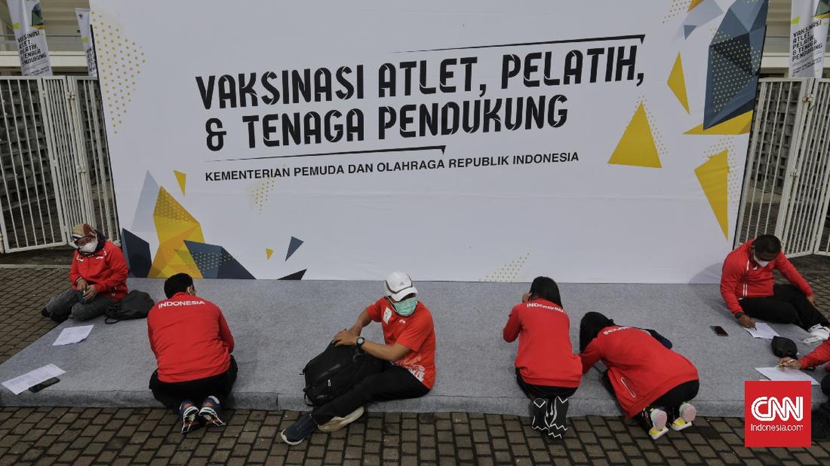 FOTO: Ratusan Atlet Jalani Vaksinasi Covid-19