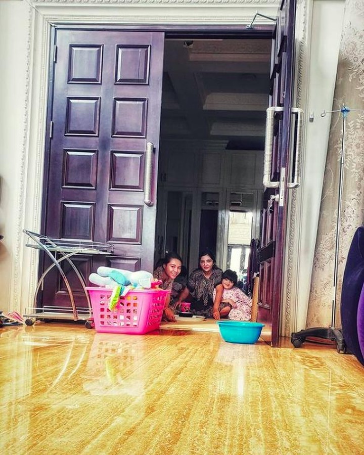 Ashanty dan Tiga Anaknya Isoman