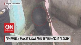 VIDEO: Penemuan Mayat Siswi SMU Terbungkus Plastik