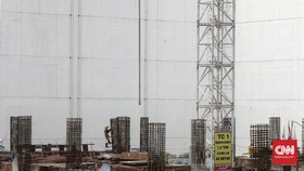 FOTO : Melongok Proyek Revitalisasi Pasar Senen