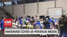 VIDEO: Melihat Proses Vaksinasi Covid-19 Pekerja Media