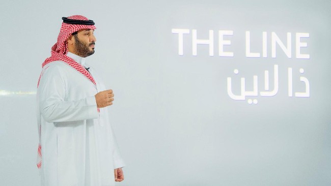 Arab Saudi dikabarkan berencana menghukum mati tiga warganya karena menolak penggusuran untuk pembangunan mega proyek NEOM atau yang dikenal The Line.