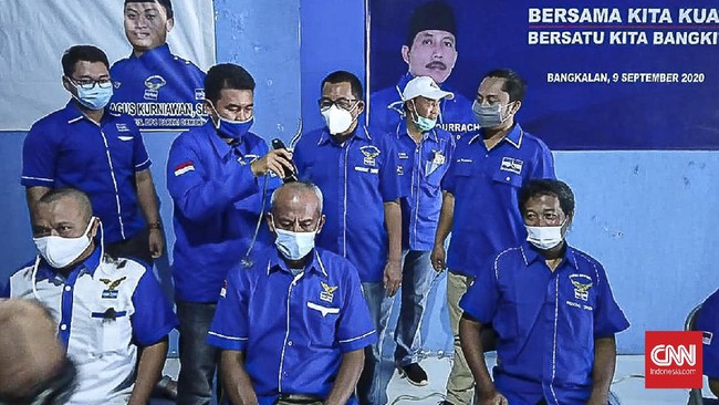 Sejumlah kader Demokrat di Bangkalan, Jawa Timur menyambut sikap DPP yang memecat kader terlibat kudeta terhadap pimpinan partai.