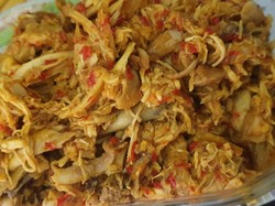 Resep Pembaca : Ayam Suwir Pedas yang Sedap Gurih