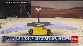 VIDEO: Gambar dari Mars Dikirim dengan Bantuan 5 Satelit