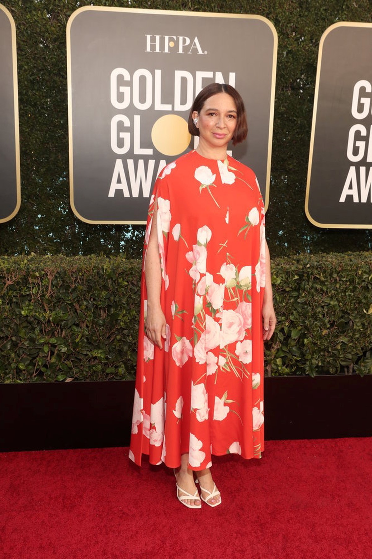 Actor Maya Rudolph poses in this handout photo from the 78th Annual Golden Globe Awards in Beverly Hills&comma; California&comma; U&period;S&period;&comma; February 28&comma; 2021&period; Todd Williamson&sol;NBC Handout via REUTERS ATTENTION EDITORS - THIS IMAGE HAS BEEN SUPPLIED BY A THIRD PARTY&period; NO RESALES&period; NO ARCHIVES&period;
