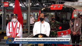 VIDEO: Jokowi Resmikan KRL Yogya - Solo