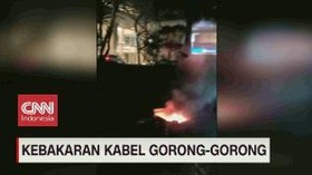 VIDEO: Kebakaran Kabel Gorong-gorong