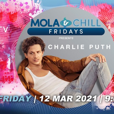 Charlie Puth Ramaikan 'Mola & Chill Fridays Music Evening' Langsung dari AS