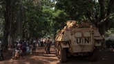 FOTO: Pemberontak Kuasai Afrika Tengah, Ribuan Orang Pindah Sekitar 240 ribu orang memilih mengungsi setelah kelompok pemberontak menguasai wilayah Afrika Tengah.