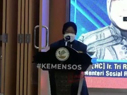 Kutip Bung Karno, Mensos Risma Kukuhkan Pengurus Karang Taruna