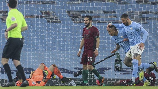 Manchester City hanya membutuhkan 22 poin untuk keluar sebagai juara Liga Inggris musim 2020/2021.