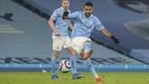 FOTO: Sikat Wolves, Man City Menuju Rekor Baru Kemenanangan 4-1 atas Wolverhampton Wanderers, Rabu (3/3), membuat Manchester City tanpa kalah di 28 laga sama dengan rekor yang dibuat pada 2017.