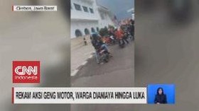 VIDEO: Rekam Aksi Geng Motor, Warga Dianiaya Hingga Luka