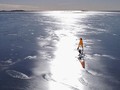 Jarang Matahari, Peselancar Angin di Finlandia Mengakali Es