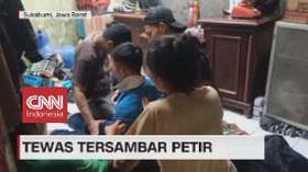 VIDEO: Seorang Pemuda Tewas Tersambar Petir