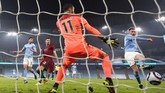 FOTO: Sikat Wolves, Man City Menuju Rekor Baru Kemenanangan 4-1 atas Wolverhampton Wanderers, Rabu (3/3), membuat Manchester City tanpa kalah di 28 laga sama dengan rekor yang dibuat pada 2017.