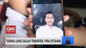 VIDEO: Terima Uang Salah Transfer, Pria Ditahan