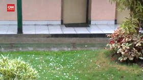 VIDEO: Saat Hujan Es Turun di Yogyakarta