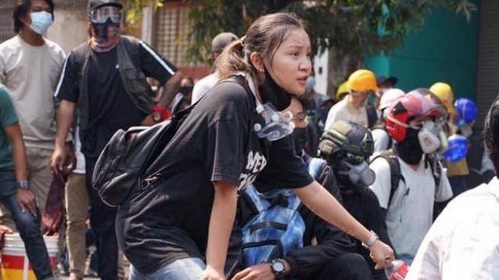 Angel, remaja 19 tahun yang tewas tertembak junta Myanmar. (Dok: Twitter)