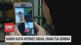 VIDEO: Subsidi Kuota Internet Dibuka, Orang Tua Gembira