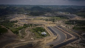 FOTO : Progres Sirkuit Mandalika Jelang Kunjungan Dorna