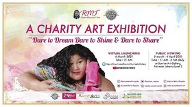 Raysha Penyandang Autisme Gelar Pameran Seni Galang Amal