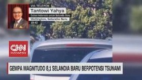 VIDEO: Gempa Magnitudo 8,1 Selandia Baru Berpotensi Tsunami