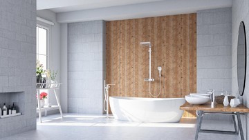 TIPS DEKORASI KAMAR MANDI INDUSTRIAL: BAK MANDI