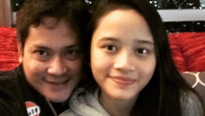 Ongky Alexander dan putrinya, Sasqia