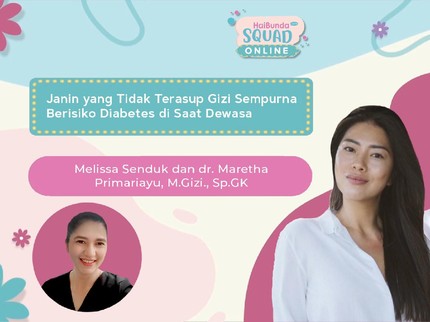Janin yang Tidak Terasup Gizi Sempurna Berisiko Diabetes di Saat Dewasa