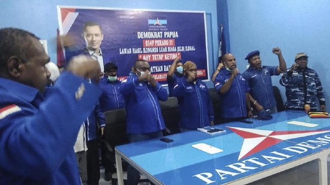 AHY memastikan Partai Demokrat tidak akan pernah melakukan intervensi terhadap proses hukum kader sekaligus Gubernur Papua Lukas Enembe.