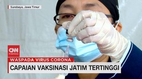 VIDEO: Capaian Vaksinasi Jatim Tertinggi