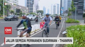 VIDEO: Jalur Sepeda Permanen Sudirman - Thamrin