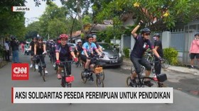 VIDEO: Aksi Solidaritas Pesepeda Perempuan Untuk Pendidikan