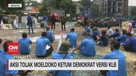 VIDEO: Kader Muda Tolak Moeldoko Ketum Demokrat Versi KLB