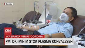 VIDEO: PMI DKI Minim Stok Plasma Konvalesen