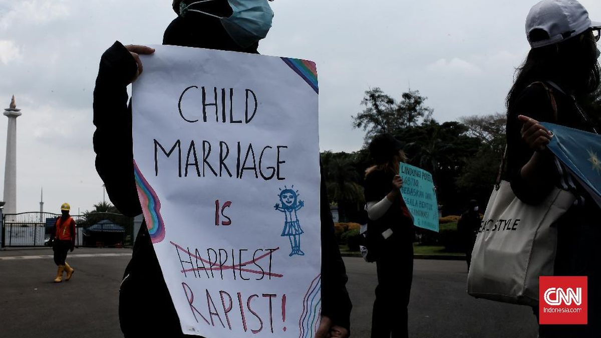 FOTO: Aksi Peringati Hari Perempuan Internasional di Jakarta