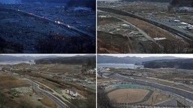 FOTO: Satu Dekade Bekas Luka Tsunami Jepang