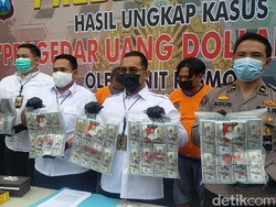 Polisi Gulung Sindikat Dolar Palsu Senilai Rp 21 M, Dua Pengedarnya Diamankan