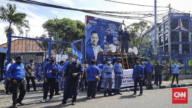 Sebelumnya beredar kabar Partai Demokrat kubu Moeldoko ingin merebut paksa kantor DPP di Jalan Proklamasi, Jakarta Pusat.
